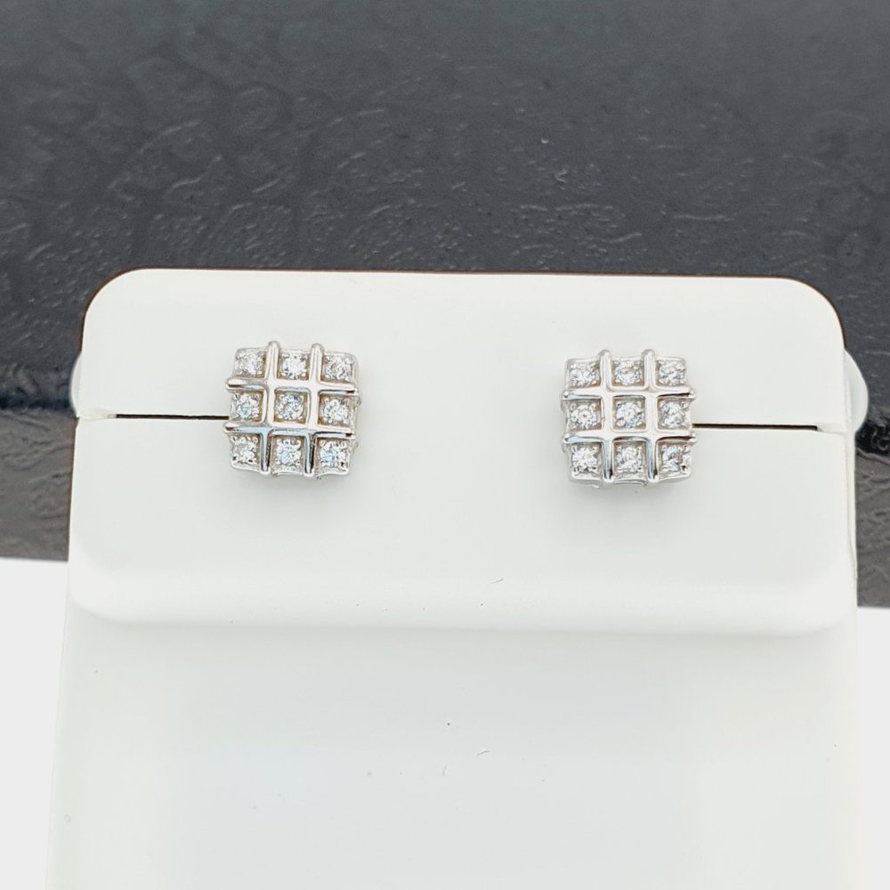 "925 sterling silver luxury CZ earrings for women/girls, Best for gift, RJUS2205 - Picture 10 of 10